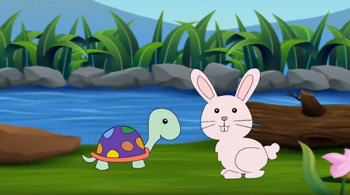 2D Animation | Rabbit & Tortoise | Sagul